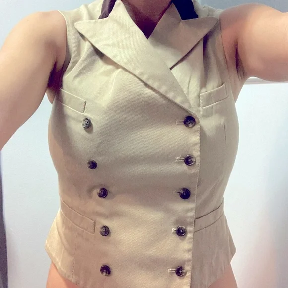 Custom Embroidered Ralph Lauren Vest - Picture 2 of 4